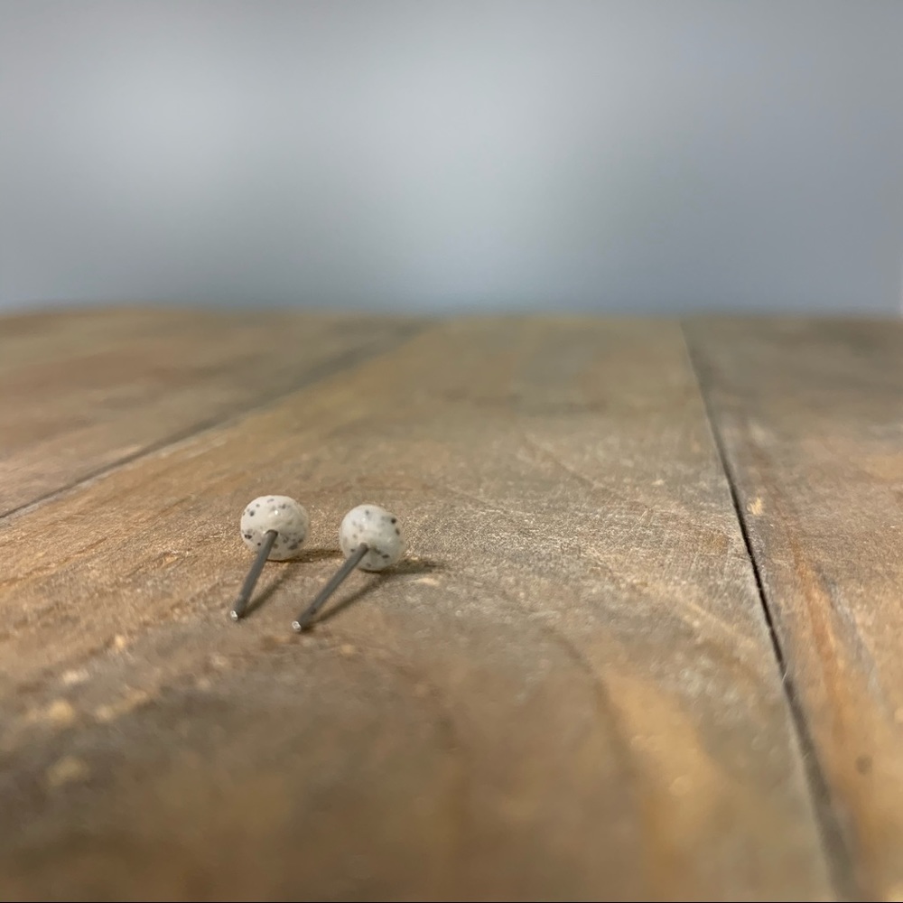 Artist Made Swarovski Crystal Studs Titanium Posts - Picture 3 of 6